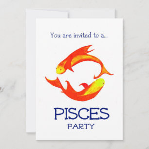 Dos "O convite de festas peixes