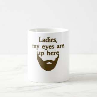 Dos olhos caneca da barba acima aqui