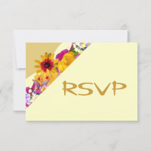 Dossel floral dourado RSVP