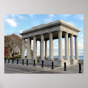 Dossel histórico de Plymouth Rock - impressão