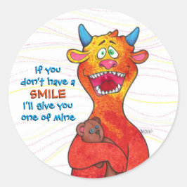 Dot Monster, adesivo