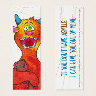 Dot Monster, com citação, cartões de felicidade