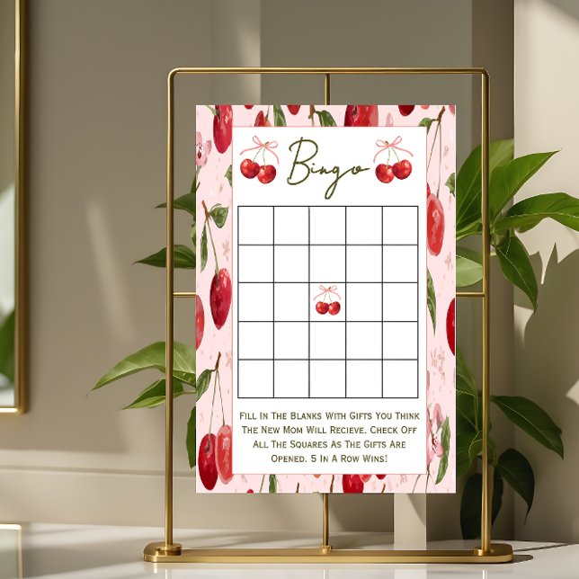 Double sided baby shower games Cherry Sweet  (Criador carregado)