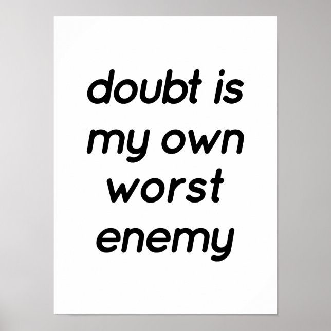 Doubt Poster (Frente)