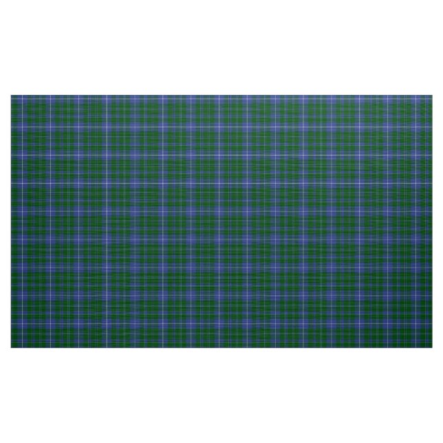 Douglas Tartan Blue Green and Black Xadrez Tecido (Jarda)