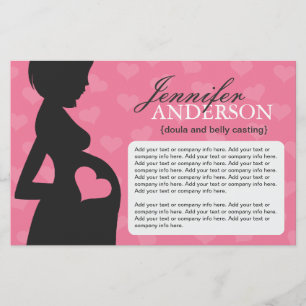 Doula, Parteira, Belly Casting Flyer