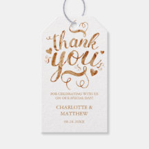 Dourada Caligrafia Obrigado A Favorecer Etiquetas