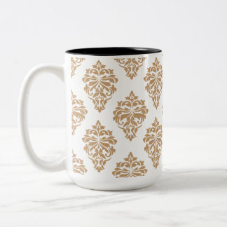 Dourada caneca de café