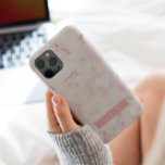 Dourada Capa de telefone Marble Modern Rosy<br><div class="desc">Belo ouro rosado e capa de telefone de mármore que é personalizada.</div>