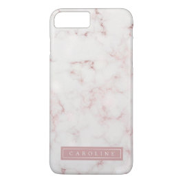 Dourada Capa de telefone Marble Modern Rosy