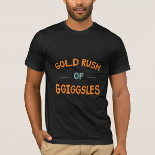 Dourada Corrida de Giggles Vintage T-Shirt