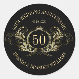 Dourada e prata com um adesivo quadrado