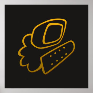 Dourada Elegância 06 Impressão