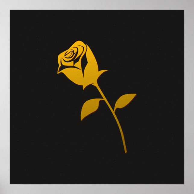 Dourada Elegância 19 Impressão (Frente)