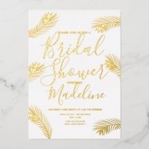 Dourada Folha de Chá de panela de Palma Folha de M