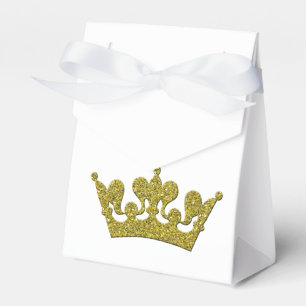 Dourada Glitter Crown Princesa Real Caixas