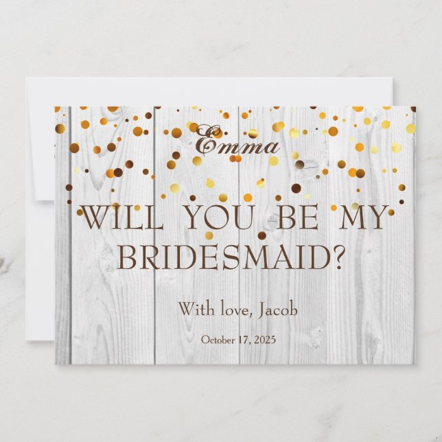 Dourada Glitter, Você Será Meu Convite Para A Brid (Frente)