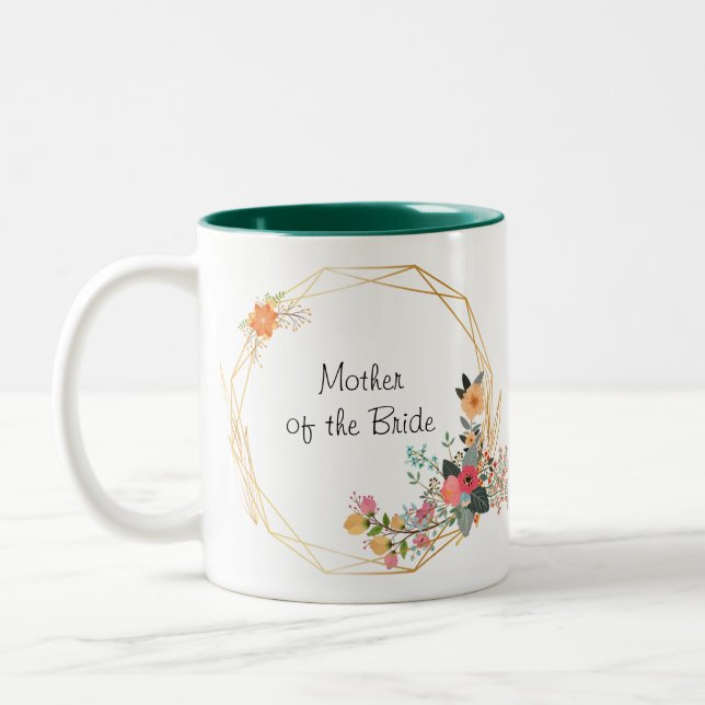 Dourada Moldura Mãe da Caneca Noiva (Esquerda)