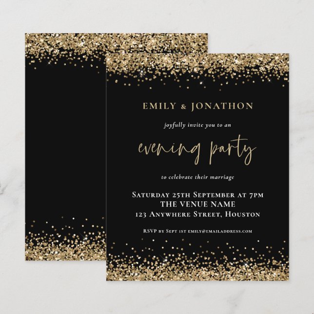 DOURADA noite de casamento com a relva negra do or (Frente/Verso)