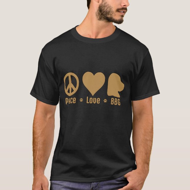 Dourada Peace Love BBG T-Shirt (Frente)