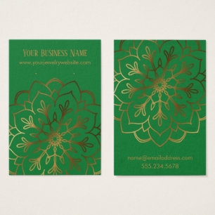 Dourada tela do manuscrito verde