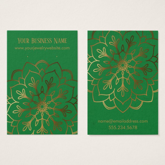 Dourada tela do manuscrito verde (Frente & Verso)