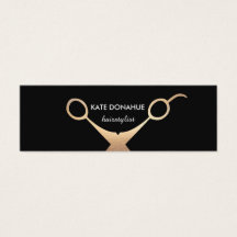 Dourada tesoura Cabelo Negro Compromisso Salão