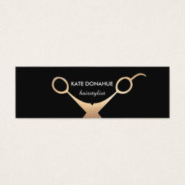 Dourada tesoura Cabelo Negro Compromisso Salão