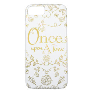 Dourada Uma Vez Em Uma Capa de telefone De Tempo