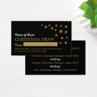Douradas Estrelas da Glitter, Bilhetes de Raffle d