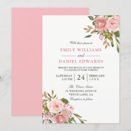 Douradas Flores Rosa Rosa Rosa Rosa Rosa, Convites