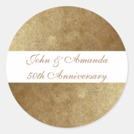 Douradas misturas com adesivos personalizados de 5