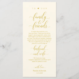 Dourado amarelo Elegante, Cartões de agradecimento