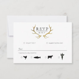 Dourado Antler Russo | RSVP Elegante