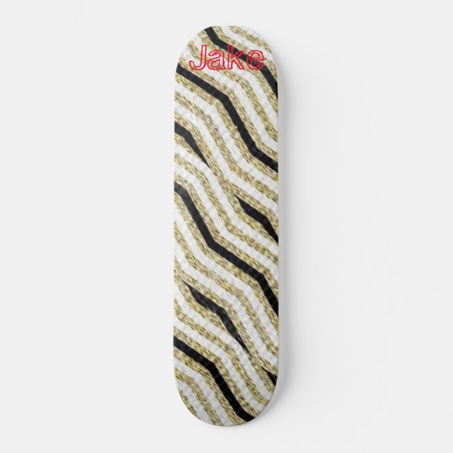 Dourado branco de skate (Frente)