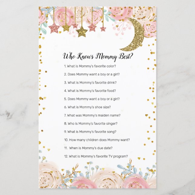 Dourado brilho que conhece o jogo da Mamãe (Frente)