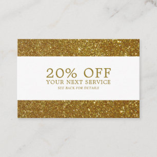Dourado brilho - Voucher de desconto