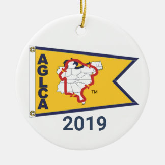 Dourado Burgee (2019) Ornamento cerâmico