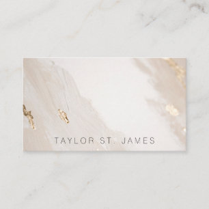 Dourado Cartão de visita Russo Beige