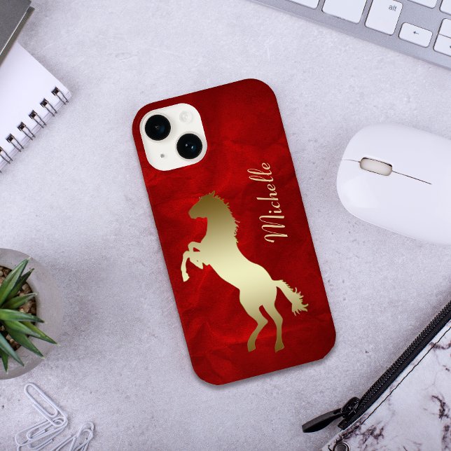 Dourado Cavalo Vermelho Personalizado (Criador carregado)