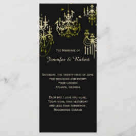 Dourado Chandeliers no Programa de Casamento de Bl