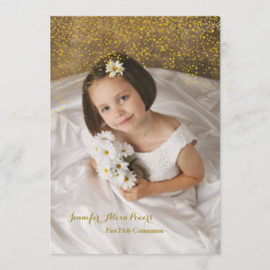 Dourado Confetti Fist - Convite Comunitário Sagrad