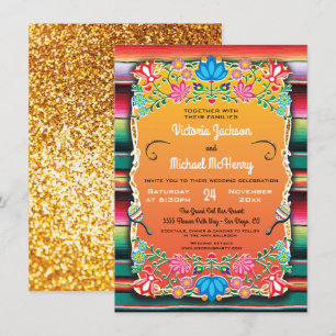 Dourado convite do México Rug e Faux