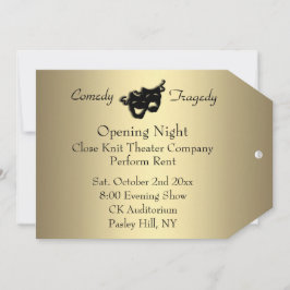 Dourado Convite Noturno de Abertura