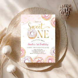 Dourado cor-de-rosa, doce, um convite para primeir