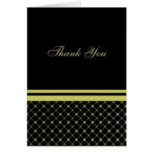 Dourado cruz o Cartões de agradecimentos personali