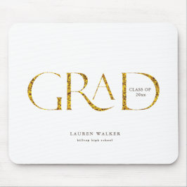 dourado esparguete elegante formando mouse pad