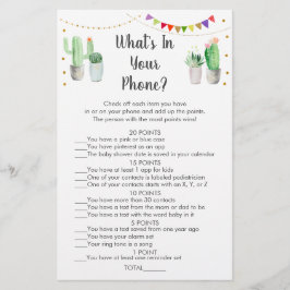 Dourado Fiesta Cactus O que há no seu jogo de tele