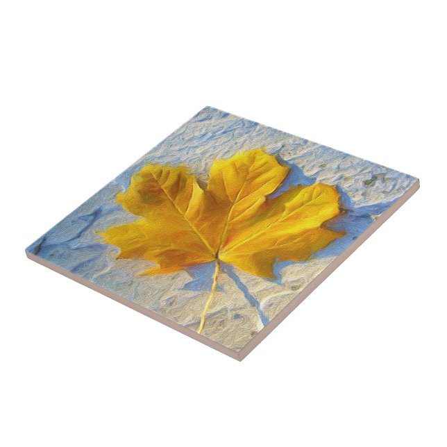 Dourado Folha ~ Azulejo cerâmico (Lateral)