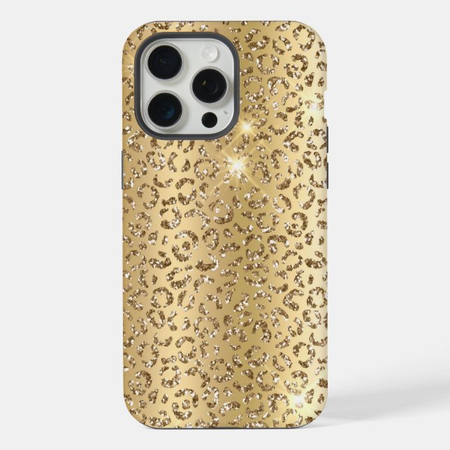 Dourado Glam Glitter Leopardo (Verso)